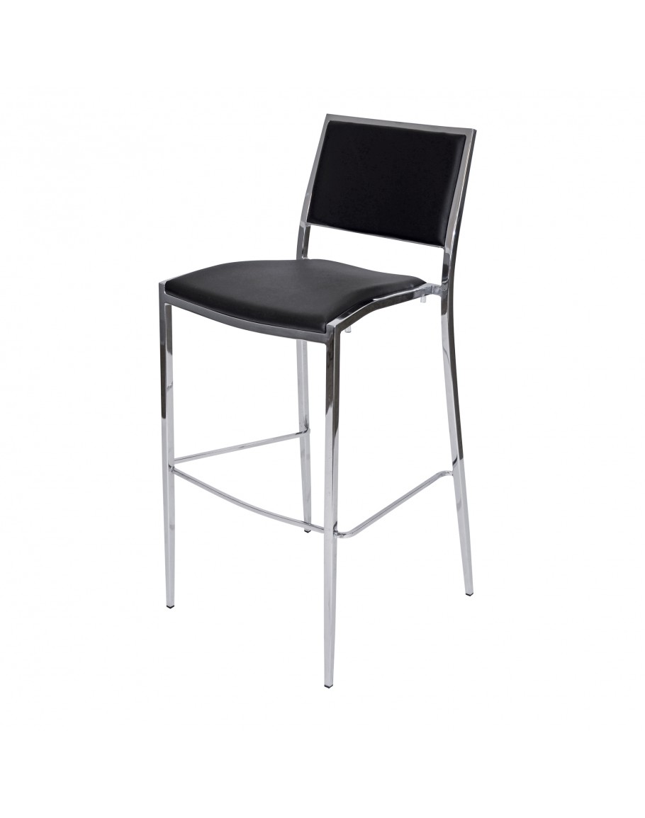 Bella Bar Chair, Black